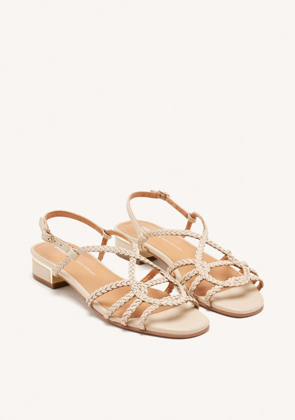 SANDALES À TALONS CUIR POWNAL