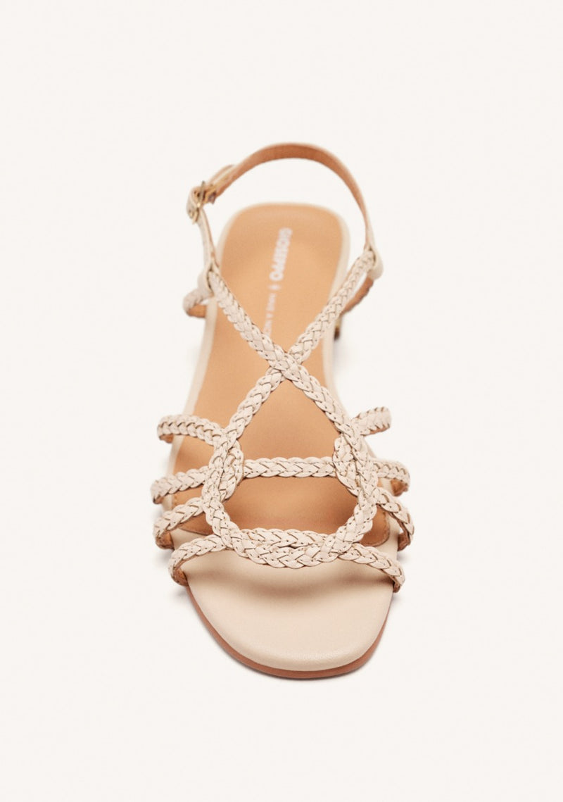 SANDALES À TALONS CUIR POWNAL