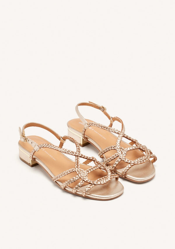 SANDALES À TALONS CUIR POWNAL