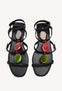 SANDALIAS PIEL ABALORIOS NORRIE
