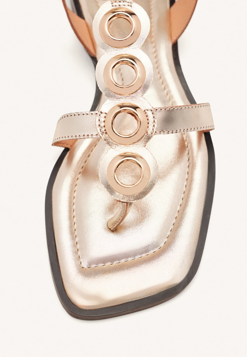 SANDALIAS GRIEGAS PIEL JOYAS EPPING