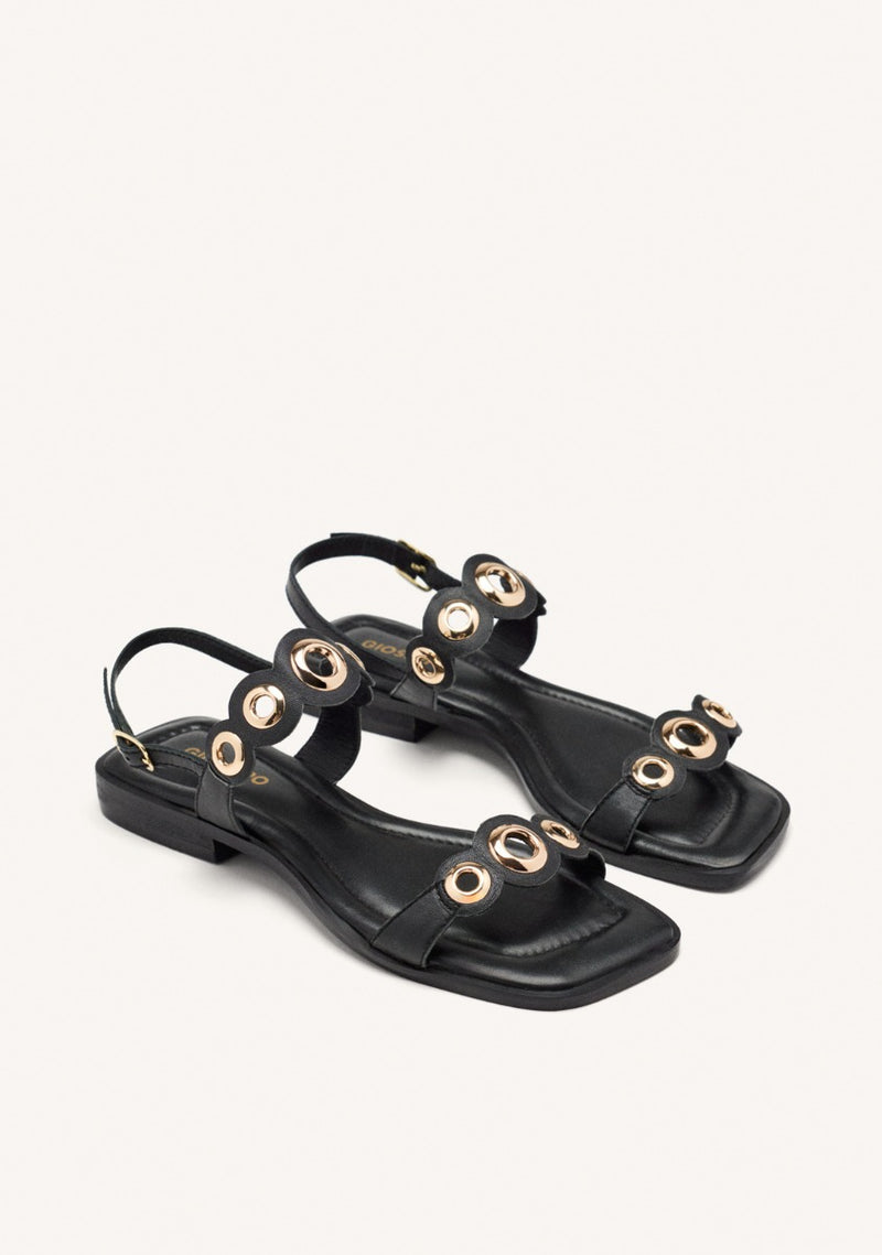SANDALIAS PIEL OLLADOS SIREN