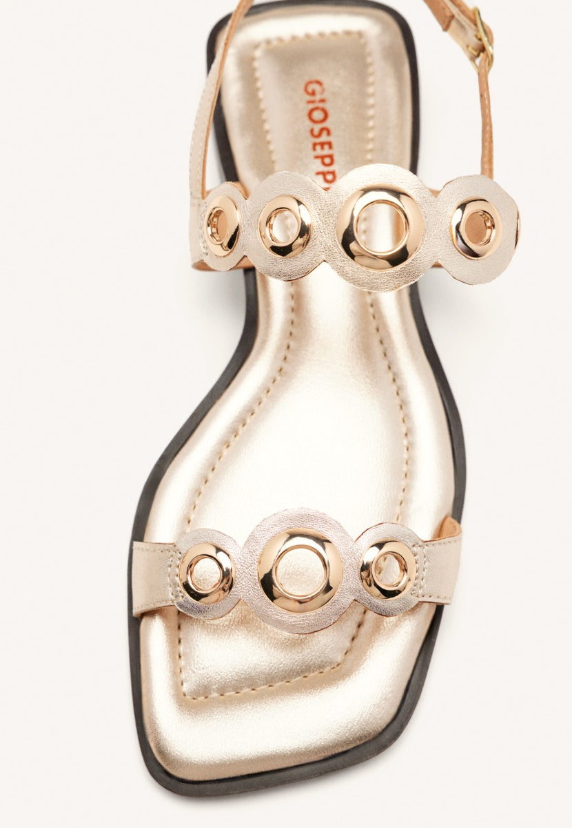 SANDALIAS PIEL OLLADOS SIREN