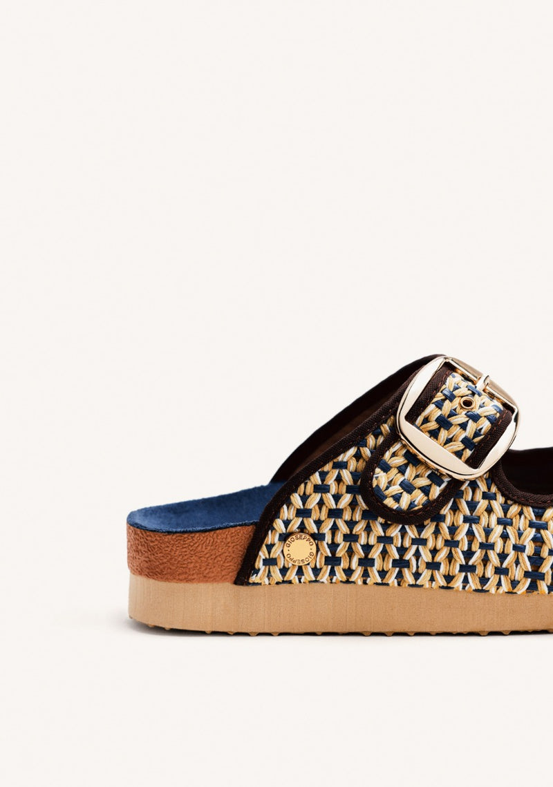 SANDALIAS RAFIA Y HEBILLAS PERSHING