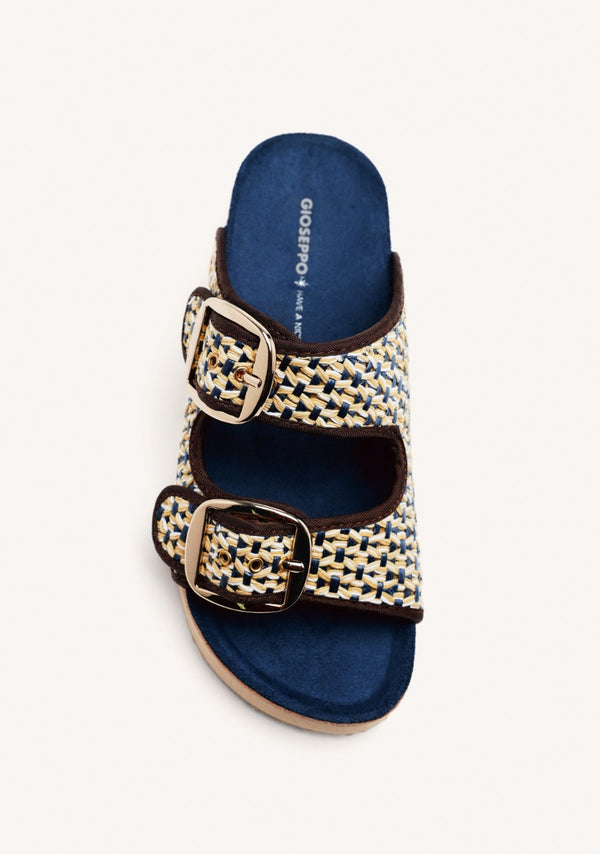 SANDALIAS RAFIA Y HEBILLAS PERSHING