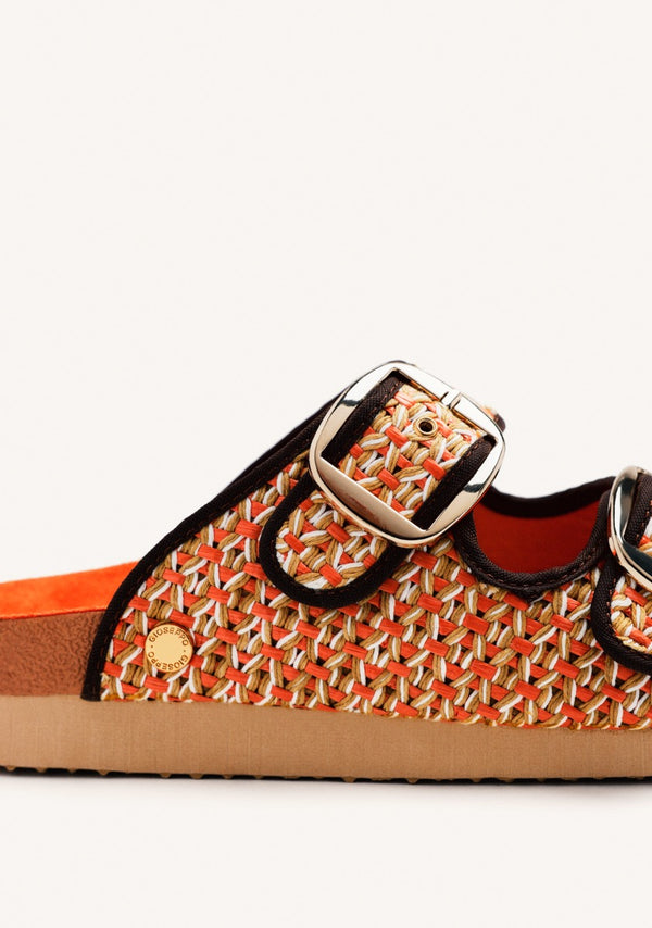 SANDALIAS RAFIA Y HEBILLAS PERSHING