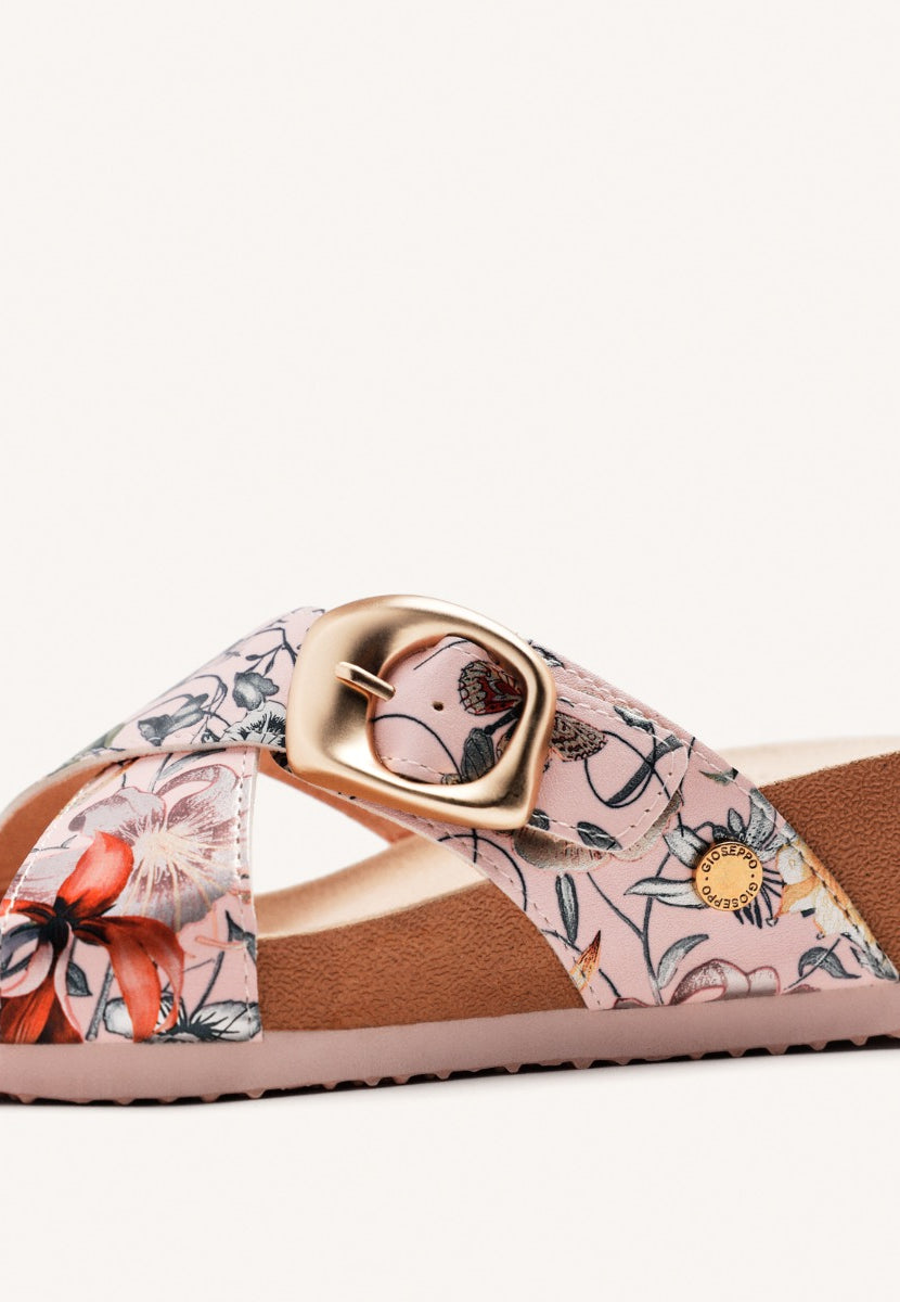 SANDALI CON ZEPPA E FIORI UXBRIDGE
