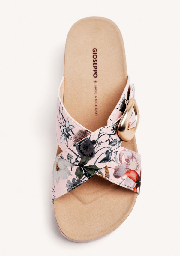 SANDALI CON ZEPPA E FIORI UXBRIDGE