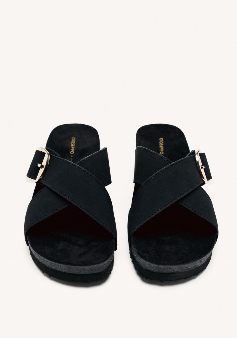 SANDALI CON ZEPPA E FIBBIA WINN