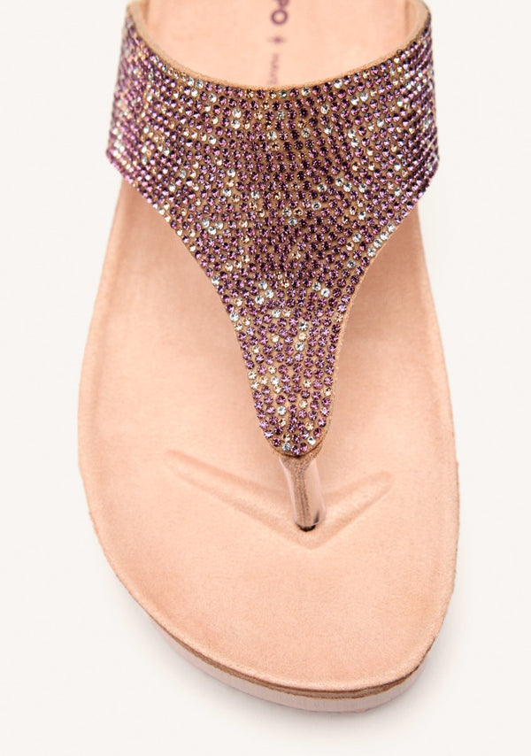 SANDALIAS BRILLO CUÑA STODDARD