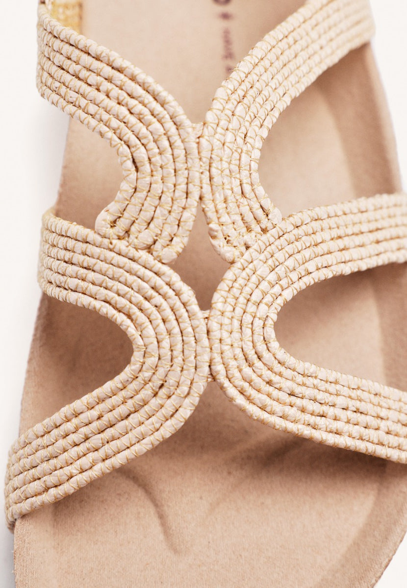 SANDALI IN RAFIA TOPSFIELD