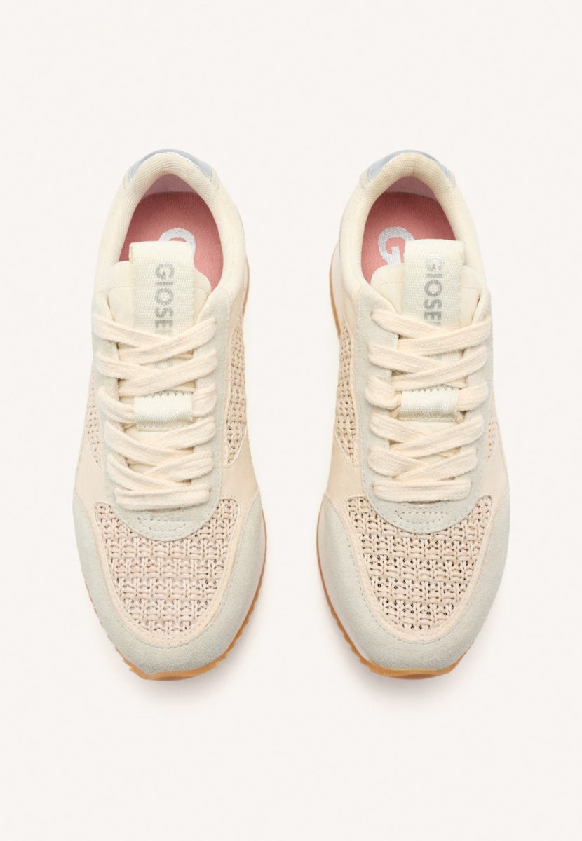 SNEAKERS PELLE CON PLATEAU GLOVER