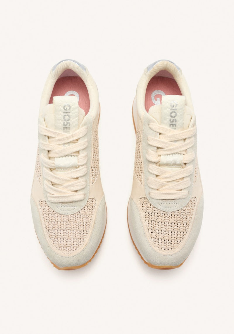 SNEAKERS PELLE CON PLATEAU GLOVER