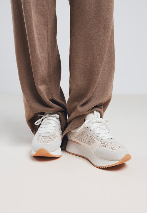 PLATFORM LEATHER SNEAKERS GLOVER