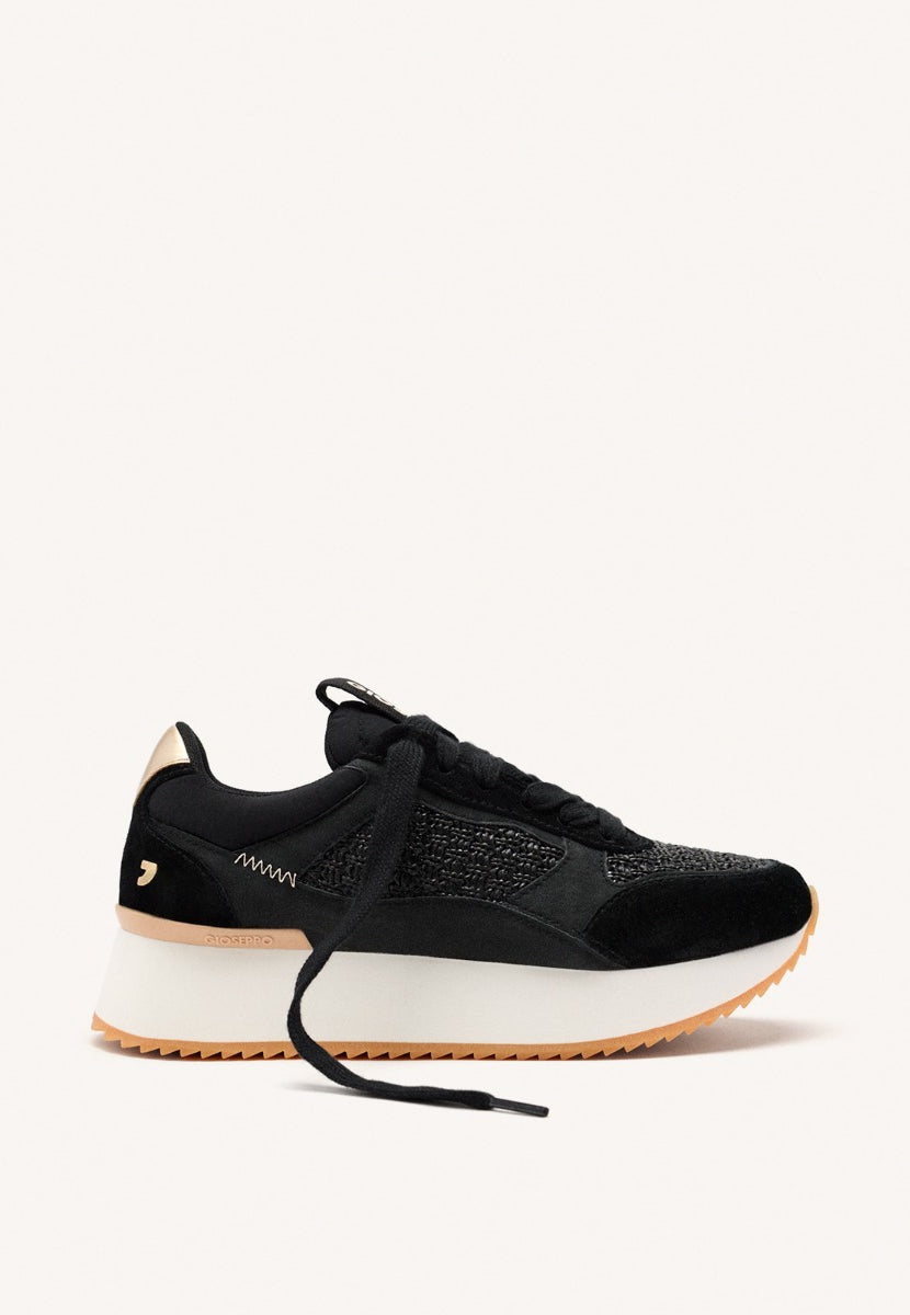 SNEAKERS PELLE CON PLATEAU GLOVER