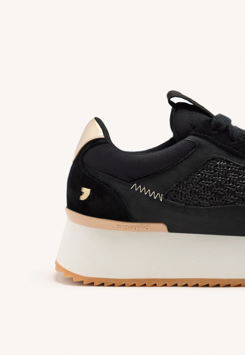 SNEAKERS PELLE CON PLATEAU GLOVER