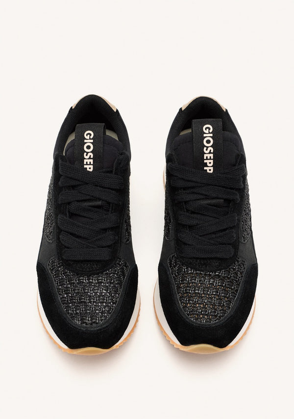 SNEAKERS PELLE CON PLATEAU GLOVER