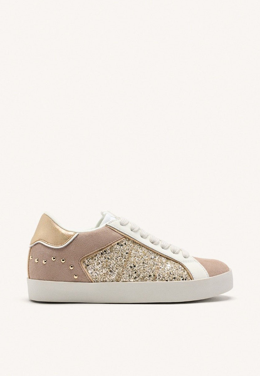 SNEAKERS PELLE LUCIDA E ZEPPA EPSOM