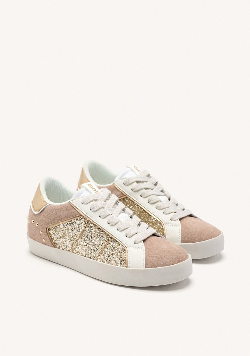 SNEAKERS PELLE LUCIDA E ZEPPA EPSOM