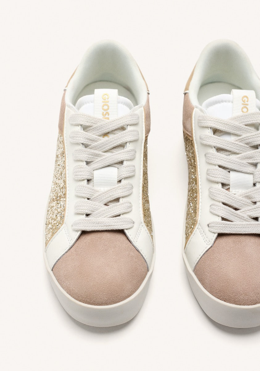 SNEAKERS PELLE LUCIDA E ZEPPA EPSOM