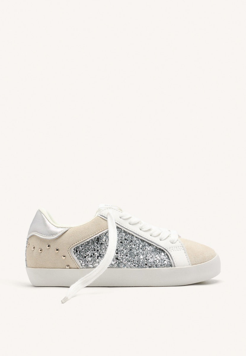 SNEAKERS PELLE LUCIDA E ZEPPA EPSOM
