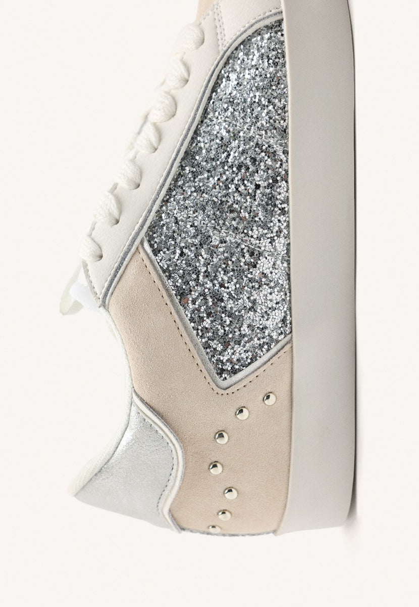SNEAKERS PELLE LUCIDA E ZEPPA EPSOM