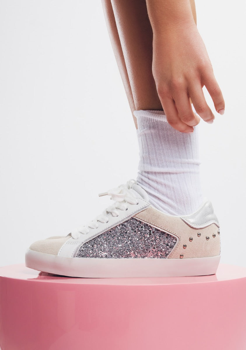 SNEAKERS PELLE LUCIDA E ZEPPA EPSOM