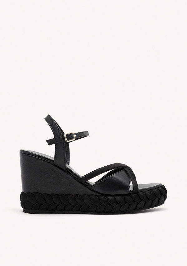 SANDALI PELLE CON ZEPPA GLOCESTER