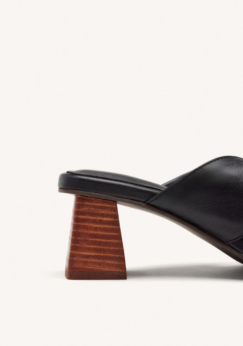 LEATHER HEEL SANDALS ALSTEAD