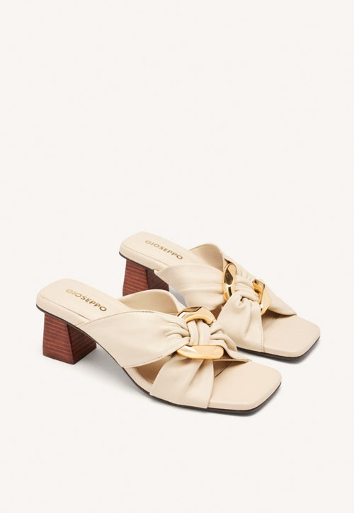 LEATHER HEEL SANDALS ALSTEAD