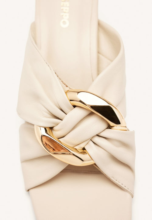 LEATHER HEEL SANDALS ALSTEAD