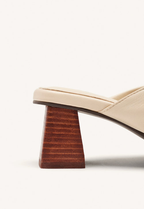 LEATHER HEEL SANDALS ALSTEAD