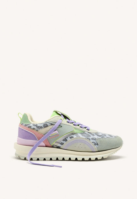 SNEAKERS PELLE E RETE CAVENDISH