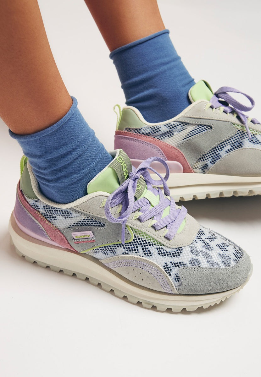 SNEAKERS PELLE E RETE CAVENDISH