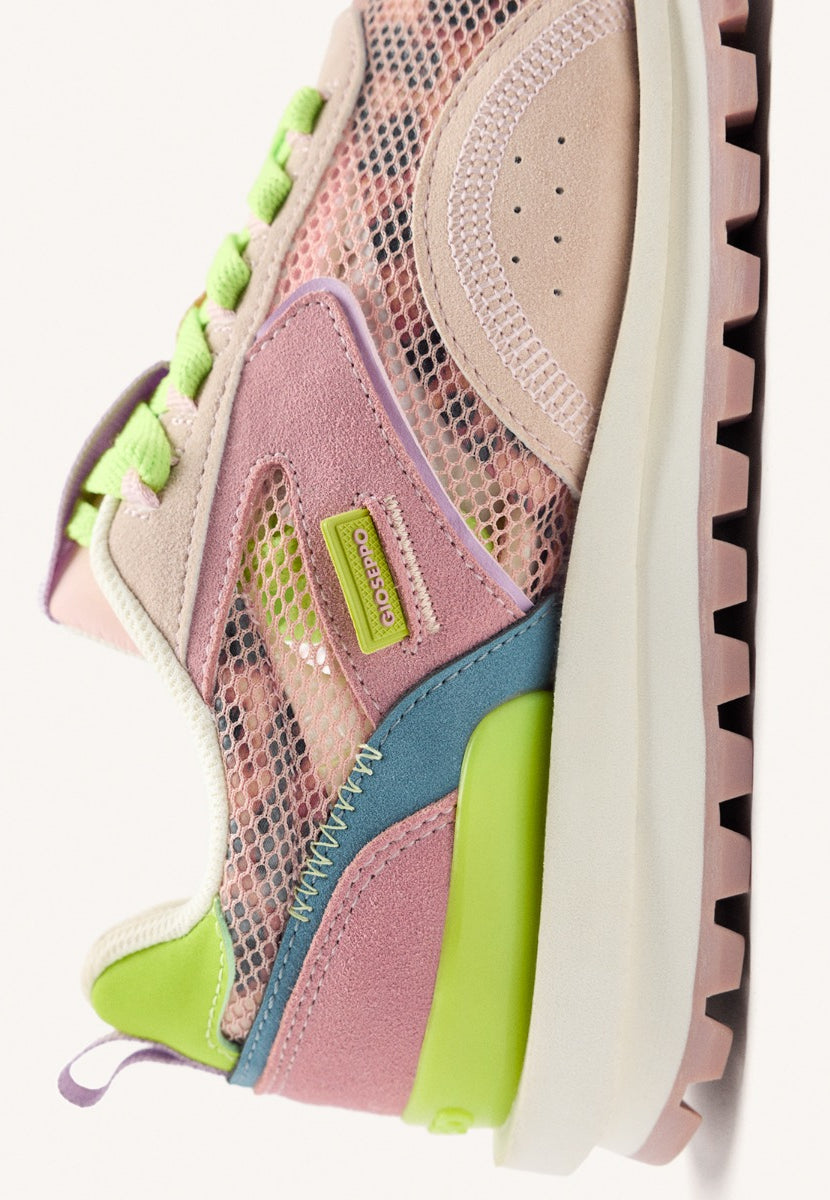 SNEAKERS PELLE E RETE CAVENDISH