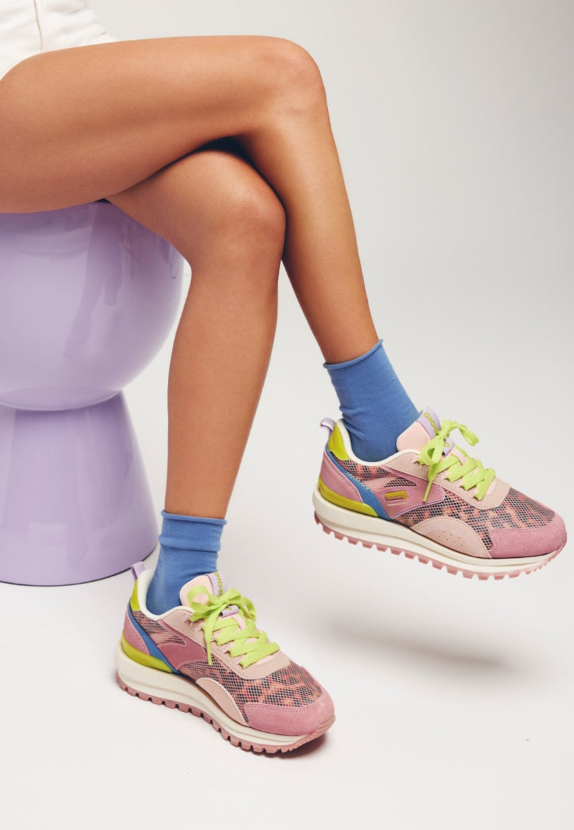 SNEAKERS PELLE E RETE CAVENDISH