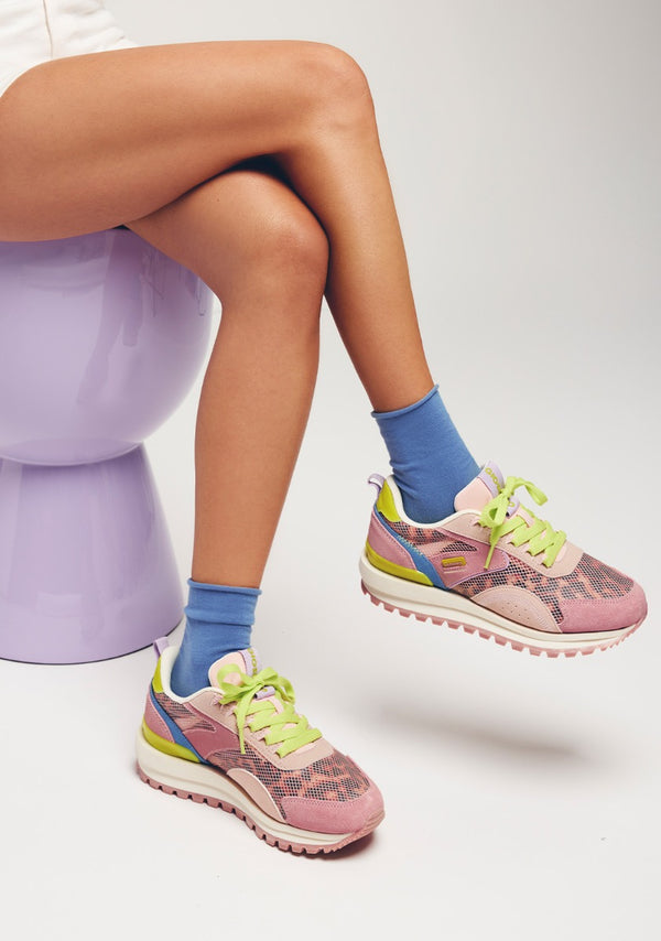 SNEAKERS PELLE E RETE CAVENDISH