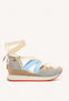 ZAPATILLAS ABIERTAS PIEL CUÑA RAFIA HINESBURG