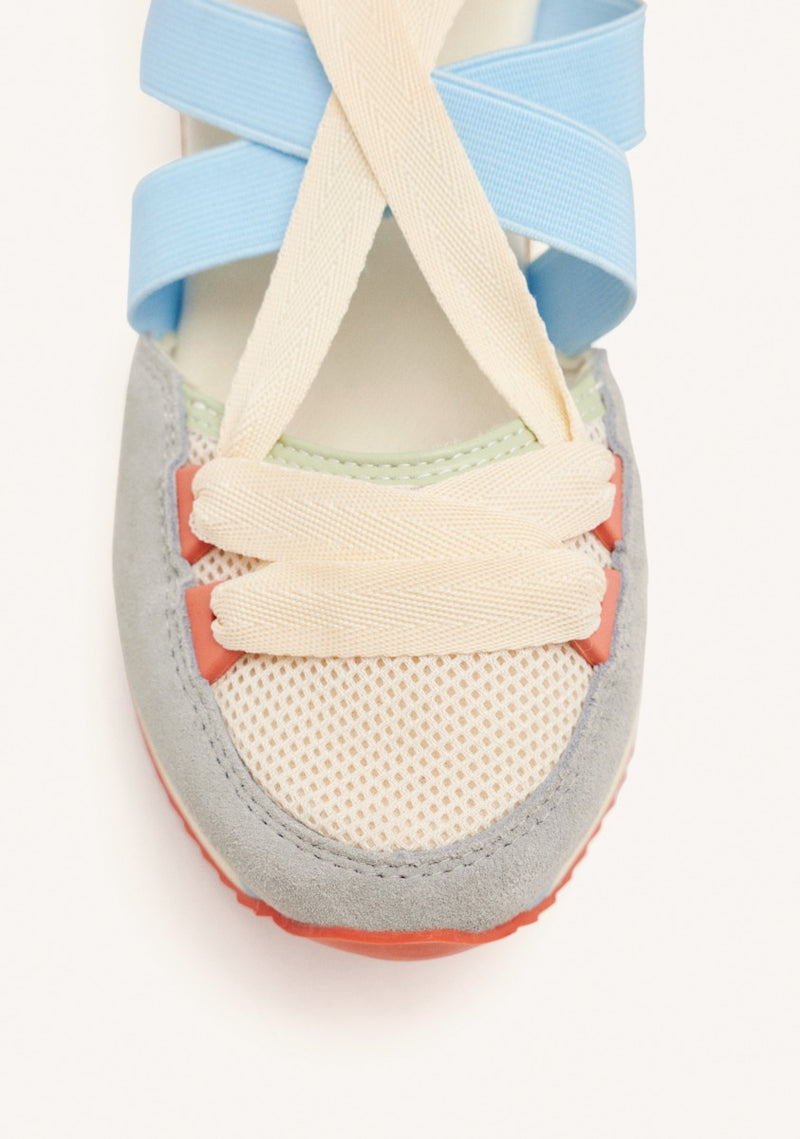ZAPATILLAS ABIERTAS PIEL CUÑA RAFIA HINESBURG
