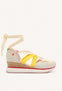 ZAPATILLAS ABIERTAS PIEL CUÑA RAFIA HINESBURG