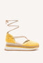 OPEN LEATHER PLATFORM RAFFIA SNEAKERS CHITTENDEN