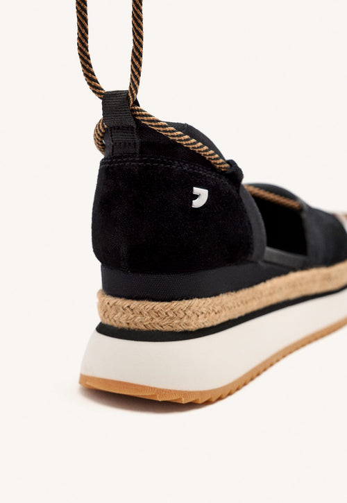 ZAPATILLAS ABIERTAS PIEL PLATAFORMA RAFIA CHITTENDEN