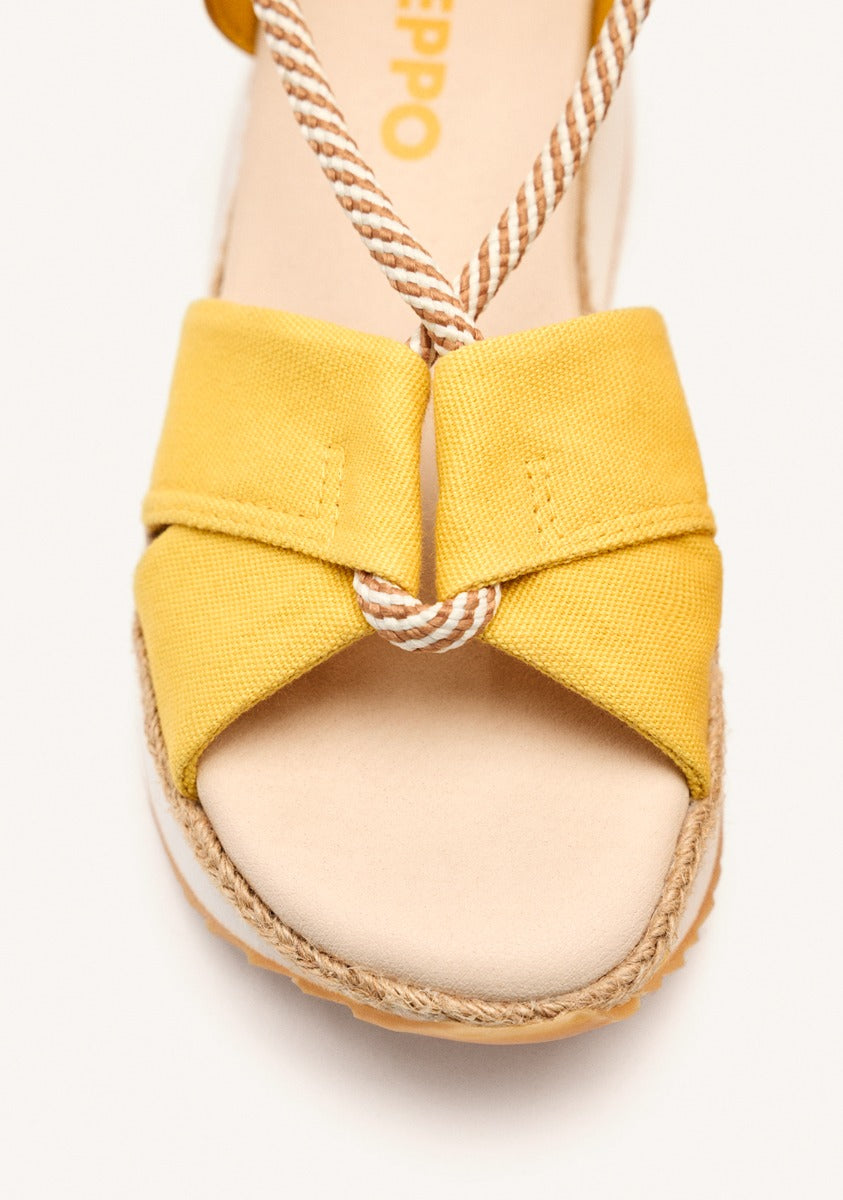 RAFFIA PLATFORM SPORTY SANDALS IRONTON