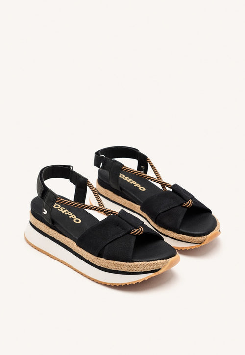 SANDALIAS DEPORTIVAS PLATAFORMA RAFIA IRONTON