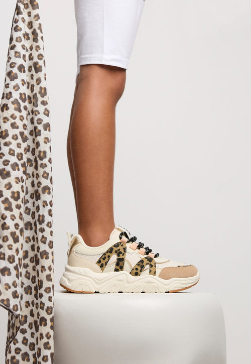 LEOPARD LEATHER SNEAKERS LANDGROVE