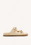 SANDALI PELLE CON BORCHIE WRENTHAM