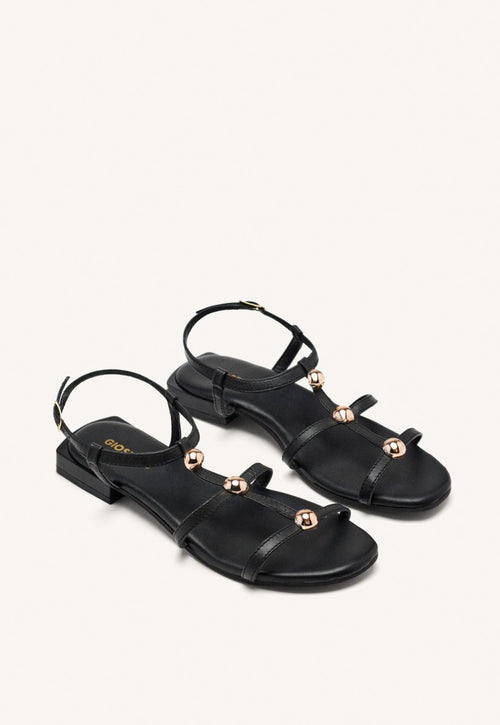 SANDALIAS PIEL TACHAS STINNETT