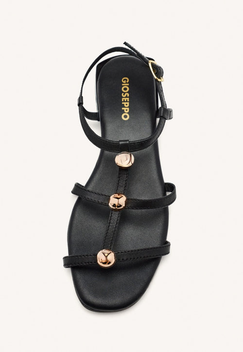 SANDALIAS PIEL TACHAS STINNETT