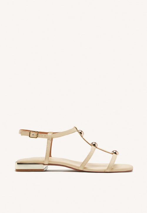 SANDALIAS PIEL TACHAS STINNETT