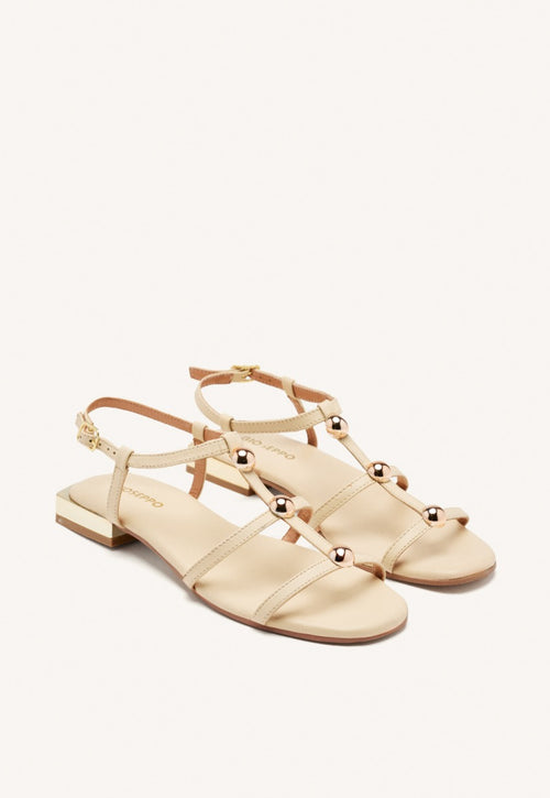 SANDALIAS PIEL TACHAS STINNETT